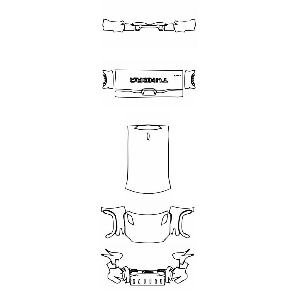 Pre-Cut PPF Toyota Tundra CrewMax Platinum 2023 - PPF-Kits