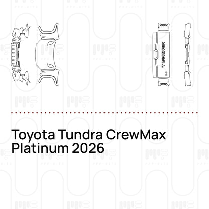 PPF prédécoupé Toyota Tundra CrewMax Platinum 2026