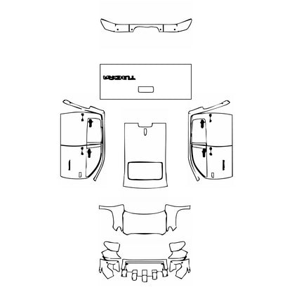 Pre-Cut PPF Toyota Tundra CrewMax SR5 2021 - PPF-Kits