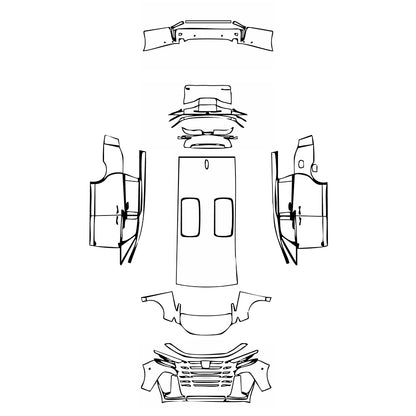 Pre-Cut PPF Toyota Vellfire 2025 - PPF-Kits