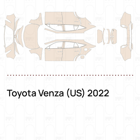 PPF prédécoupé Toyota Venza (US) 2022