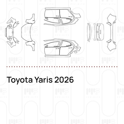 PPF prédécoupé Toyota Yaris 2026