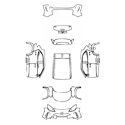 Pre-Cut PPF Toyota Yaris Cross Excel 2021 - PPF-Kits