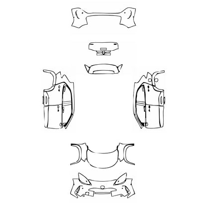 Pre-Cut PPF Toyota Yaris Cross GR SPORT 2021 - PPF-Kits