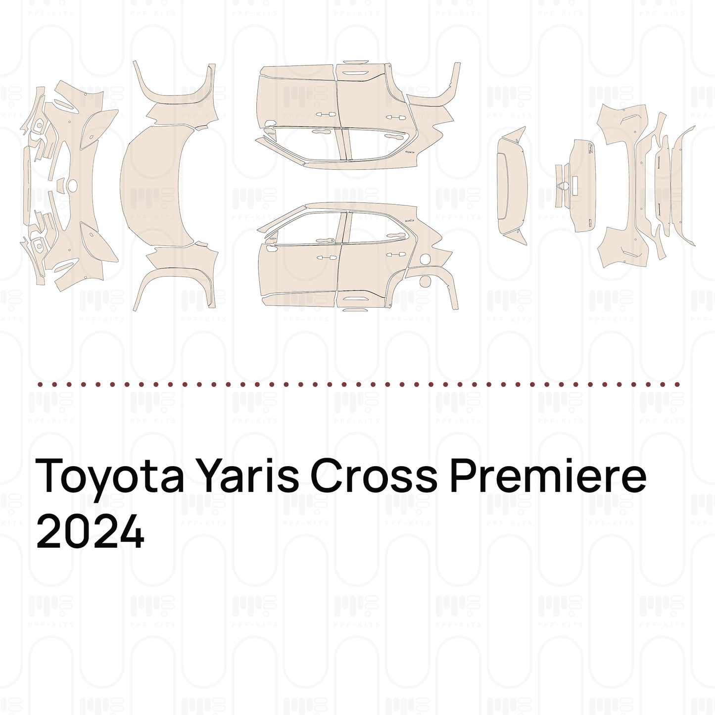 PPF prédécoupé Toyota Yaris Cross Premiere 2024
