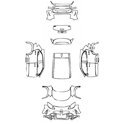 Pre-Cut PPF Toyota Yaris Cross Premiere 2025 - PPF-Kits