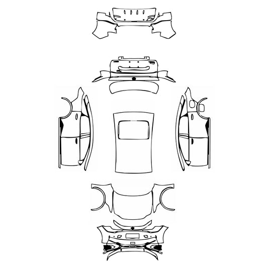 Pre-Cut PPF Toyota bZ3 2023 - PPF-Kits