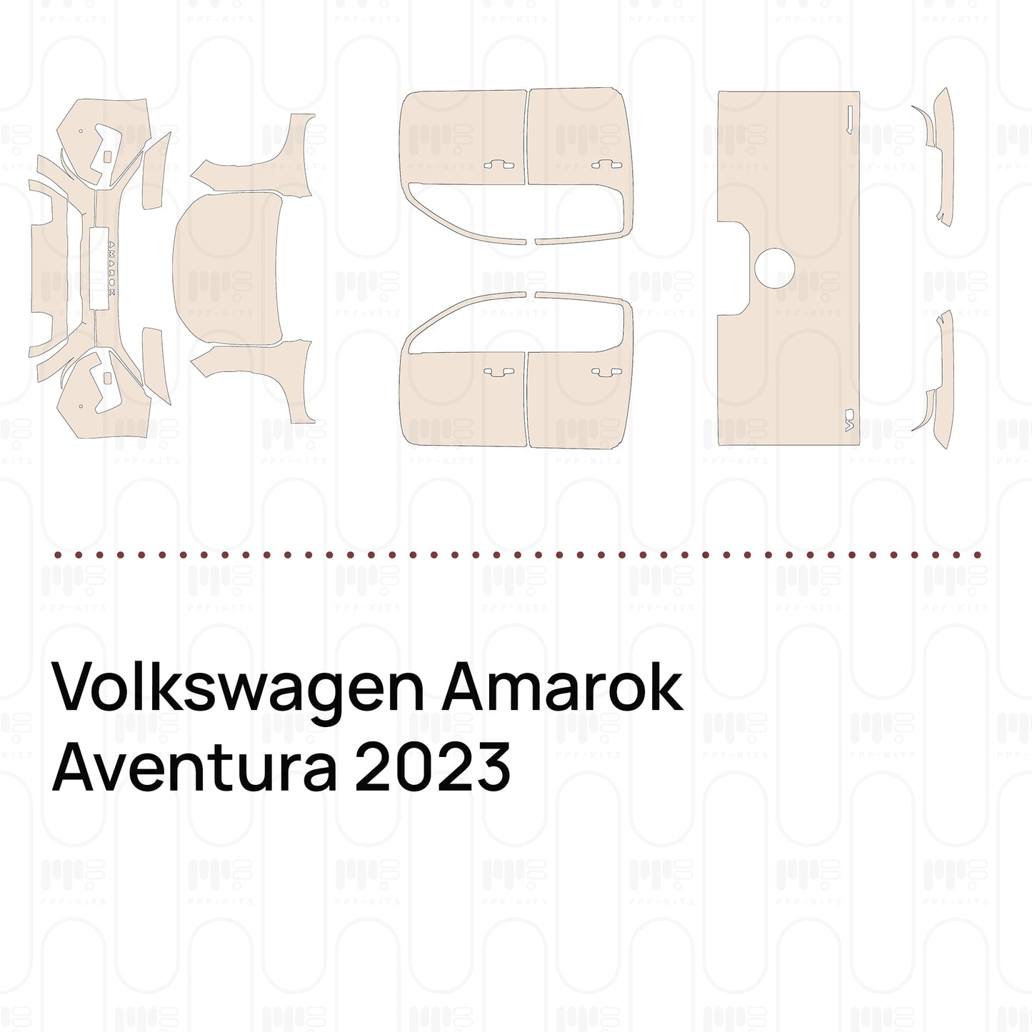 PPF prédécoupé Volkswagen Amarok Aventura 2023