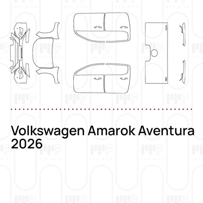PPF prédécoupé Volkswagen Amarok Aventura 2026