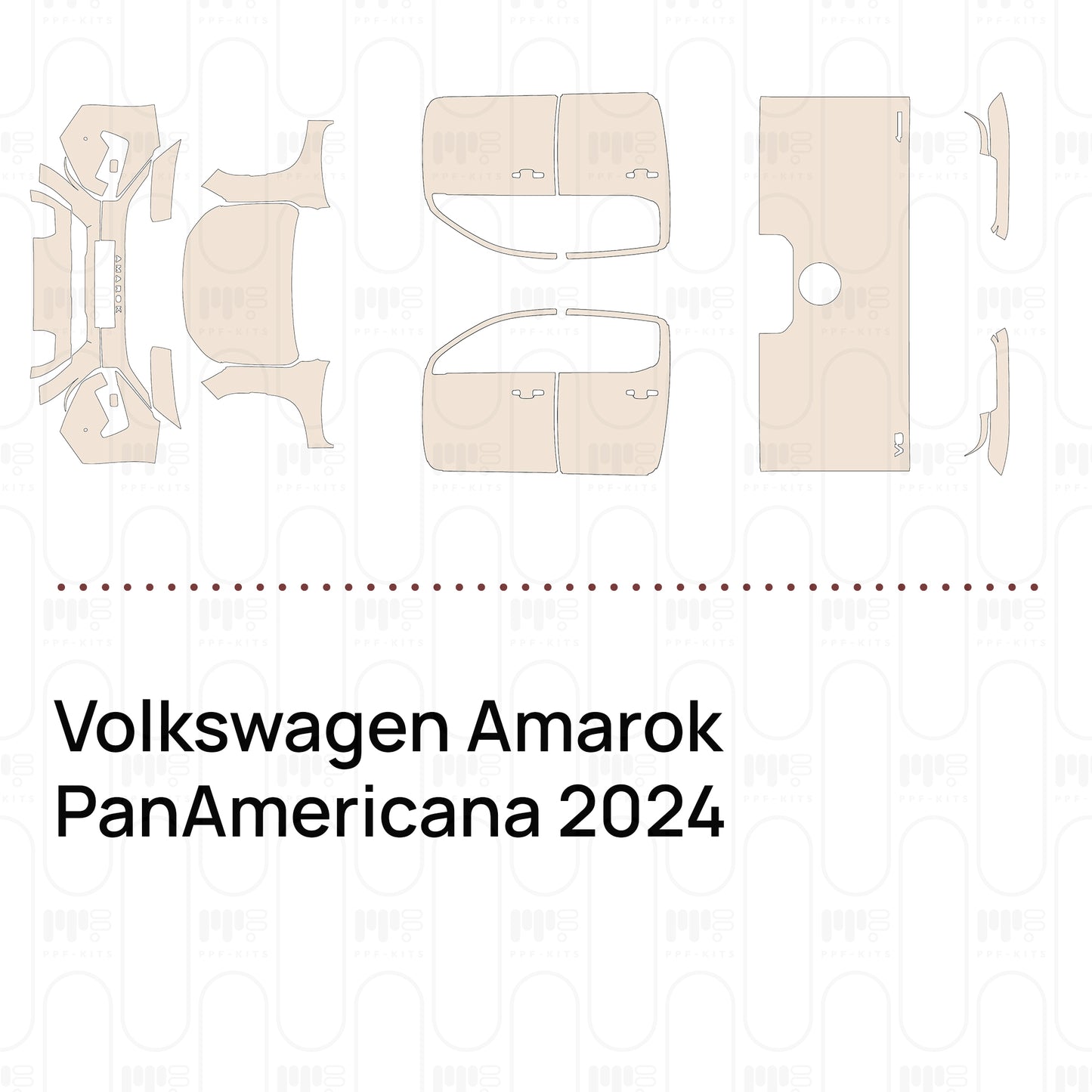 PPF prédécoupé Volkswagen Amarok PanAmericana 2024