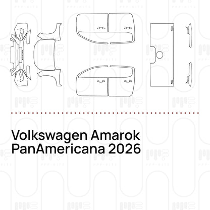 PPF prédécoupé Volkswagen Amarok PanAmericana 2026