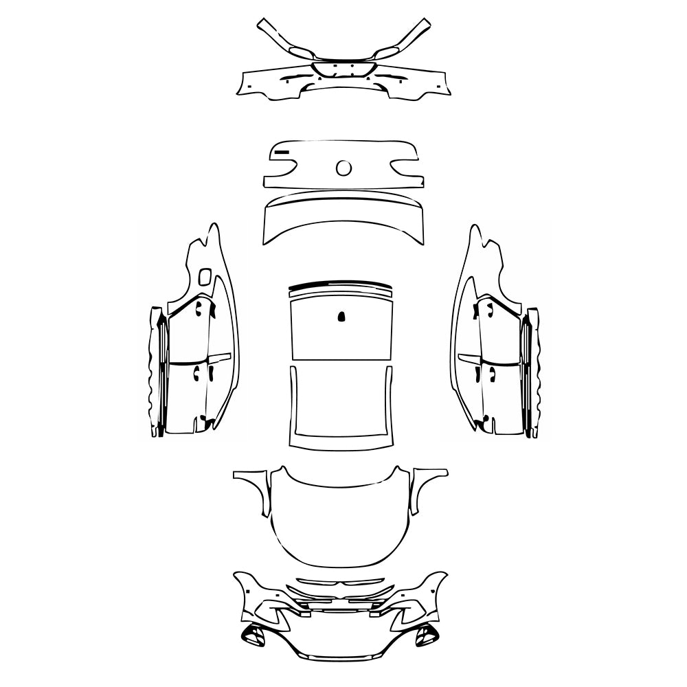 Pre-Cut PPF Volkswagen Arteon Sedan R-Line 2023 - PPF-Kits