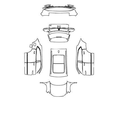 Pre-Cut PPF Volkswagen Atlas Cross Sport (US) SE 2025 - PPF-Kits