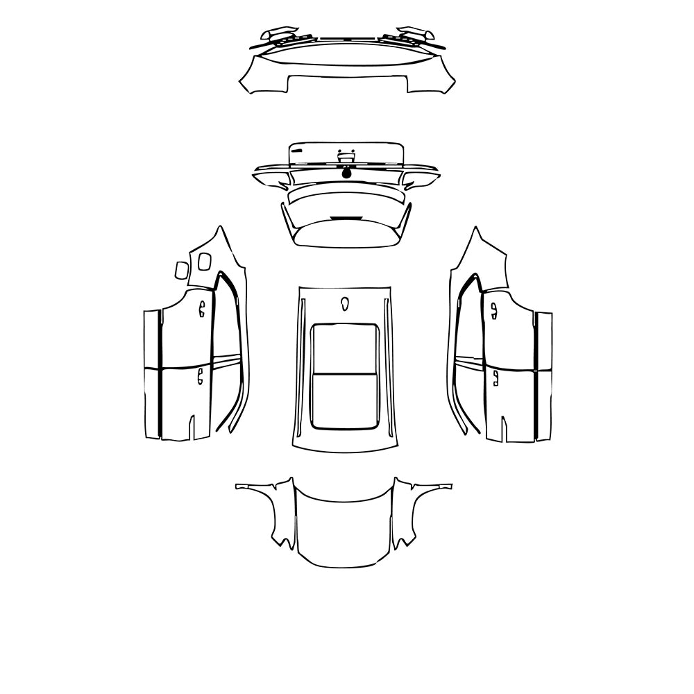 Pre-Cut PPF Volkswagen Atlas Cross Sport (US) SE with Technology 2025 - PPF-Kits