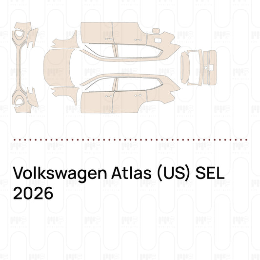 PPF prédécoupé Volkswagen Atlas (US) SEL 2026