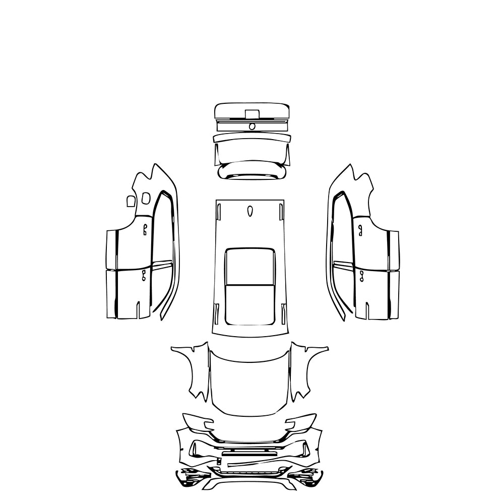 Pre-Cut PPF Volkswagen Atlas (US) SEL Premium R-Line 2025 - PPF-Kits