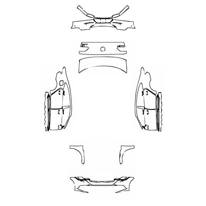 Pre-Cut PPF Volkswagen CC Sedan 2020 - PPF-Kits