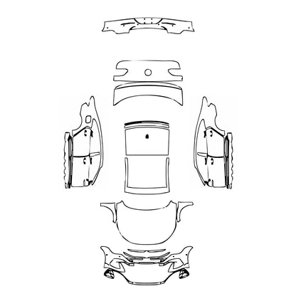 Pre-Cut PPF Volkswagen CC Sedan 2021 - PPF-Kits