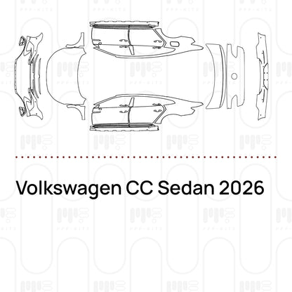 PPF prédécoupé Volkswagen CC Sedan 2026