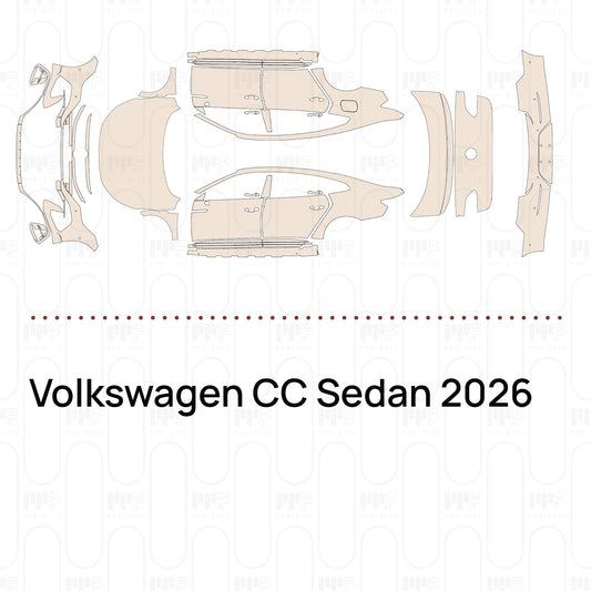 PPF prédécoupé Volkswagen CC Sedan 2026