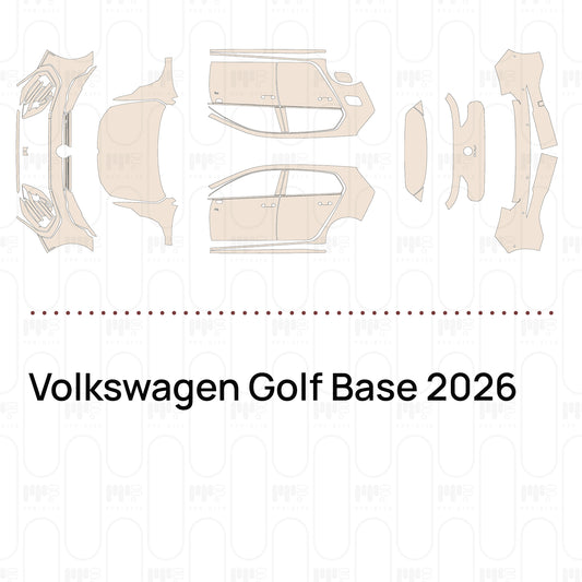 PPF prédécoupé Volkswagen Golf Base 2026