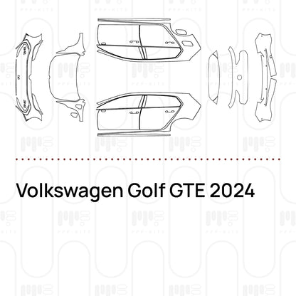 PPF prédécoupé Volkswagen Golf GTE 2024
