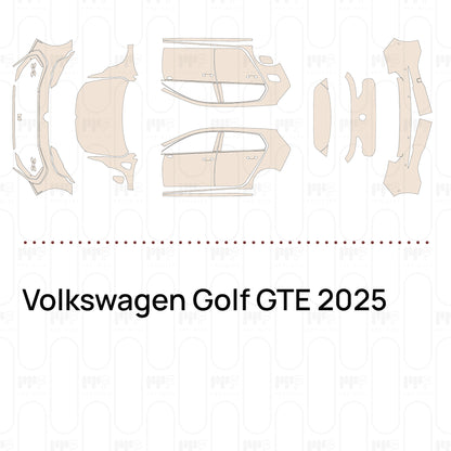 PPF prédécoupé Volkswagen Golf GTE 2025