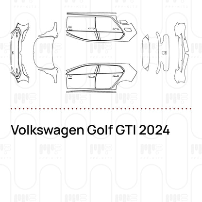 PPF prédécoupé Volkswagen Golf GTI 2024