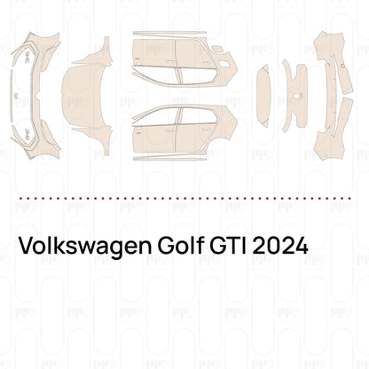 PPF prédécoupé Volkswagen Golf GTI 2024