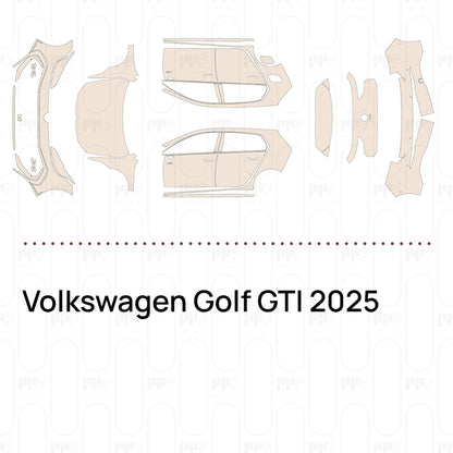PPF prédécoupé Volkswagen Golf GTI 2025
