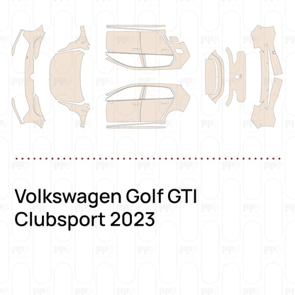 PPF prédécoupé Volkswagen Golf GTI Clubsport 2023
