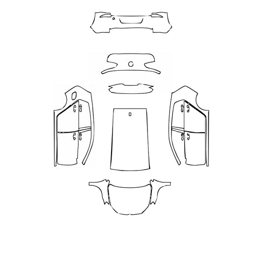 Pre-Cut PPF Volkswagen Golf Golf Base 2015 - PPF-Kits