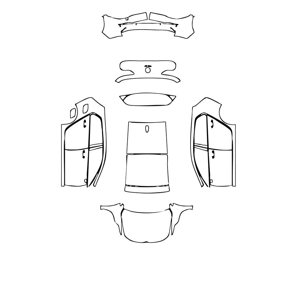 Pre-Cut PPF Volkswagen Golf Golf Base 2025 - PPF-Kits