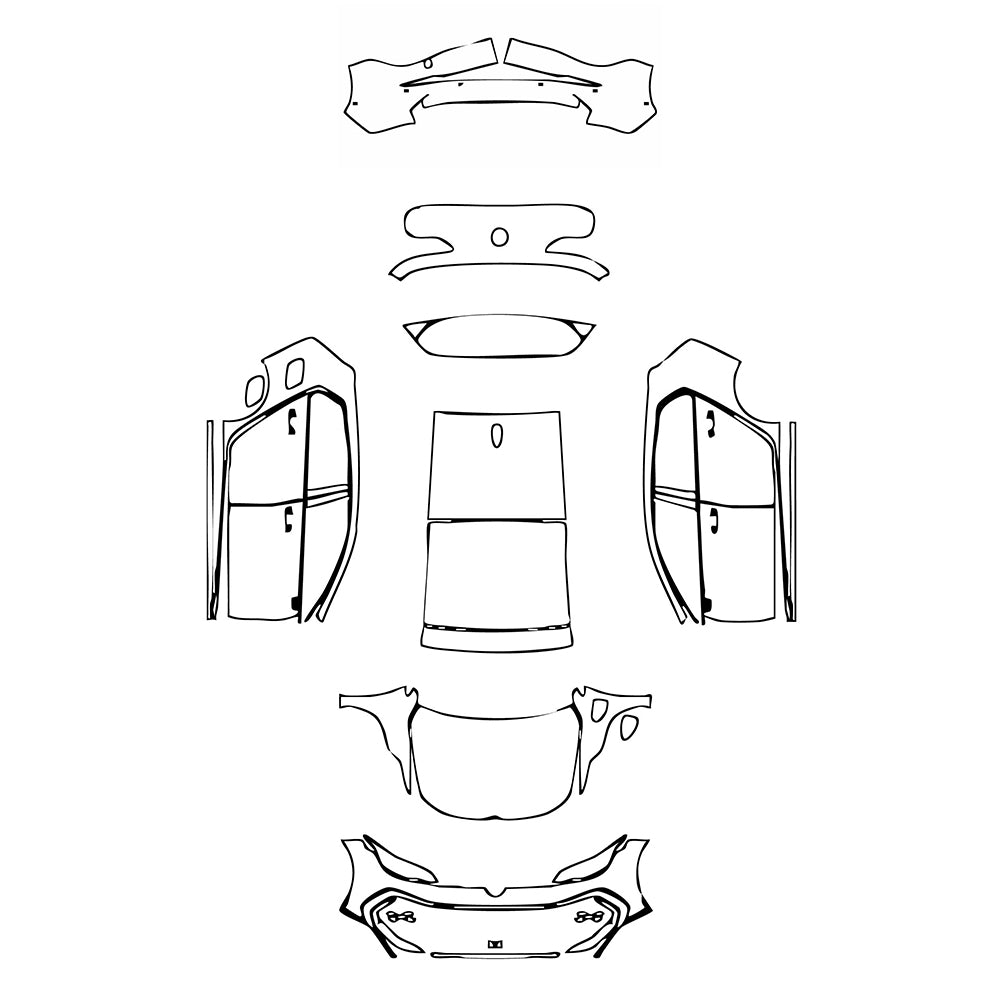 Pre-Cut PPF Volkswagen Golf Golf GTE 2024 - PPF-Kits