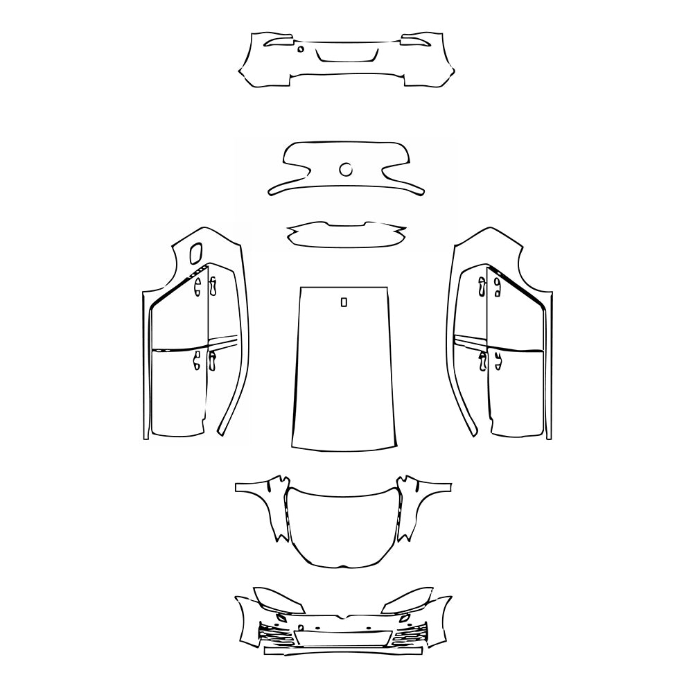 Pre-Cut PPF Volkswagen Golf Golf GTI 2017 - PPF-Kits