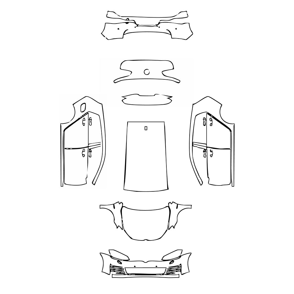 Pre-Cut PPF Volkswagen Golf Golf GTI 2018 - PPF-Kits
