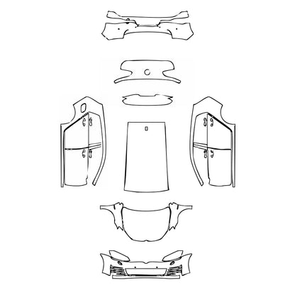 Pre-Cut PPF Volkswagen Golf Golf GTI 2018 - PPF-Kits