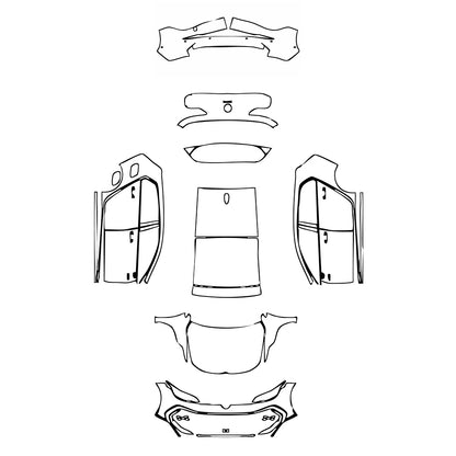 Pre-Cut PPF Volkswagen Golf Golf GTI 2024 - PPF-Kits