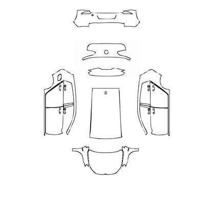 Pre-Cut PPF Volkswagen Golf Golf R-line 2015 - PPF-Kits