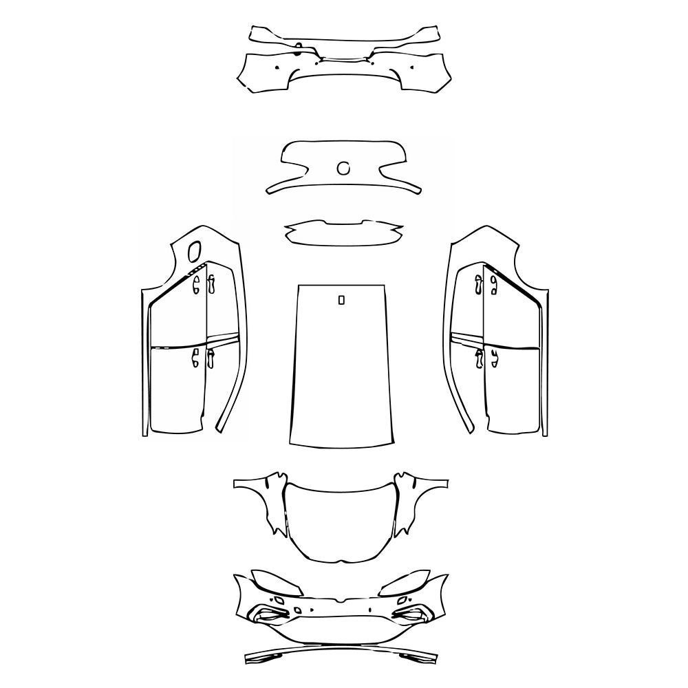 Pre-Cut PPF Volkswagen Golf Golf R-line 2019 - PPF-Kits