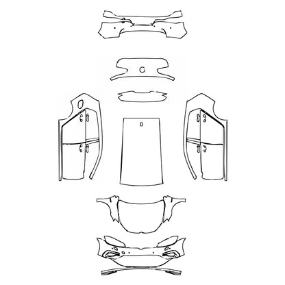 Pre-Cut PPF Volkswagen Golf Golf R-line 2019 - PPF-Kits