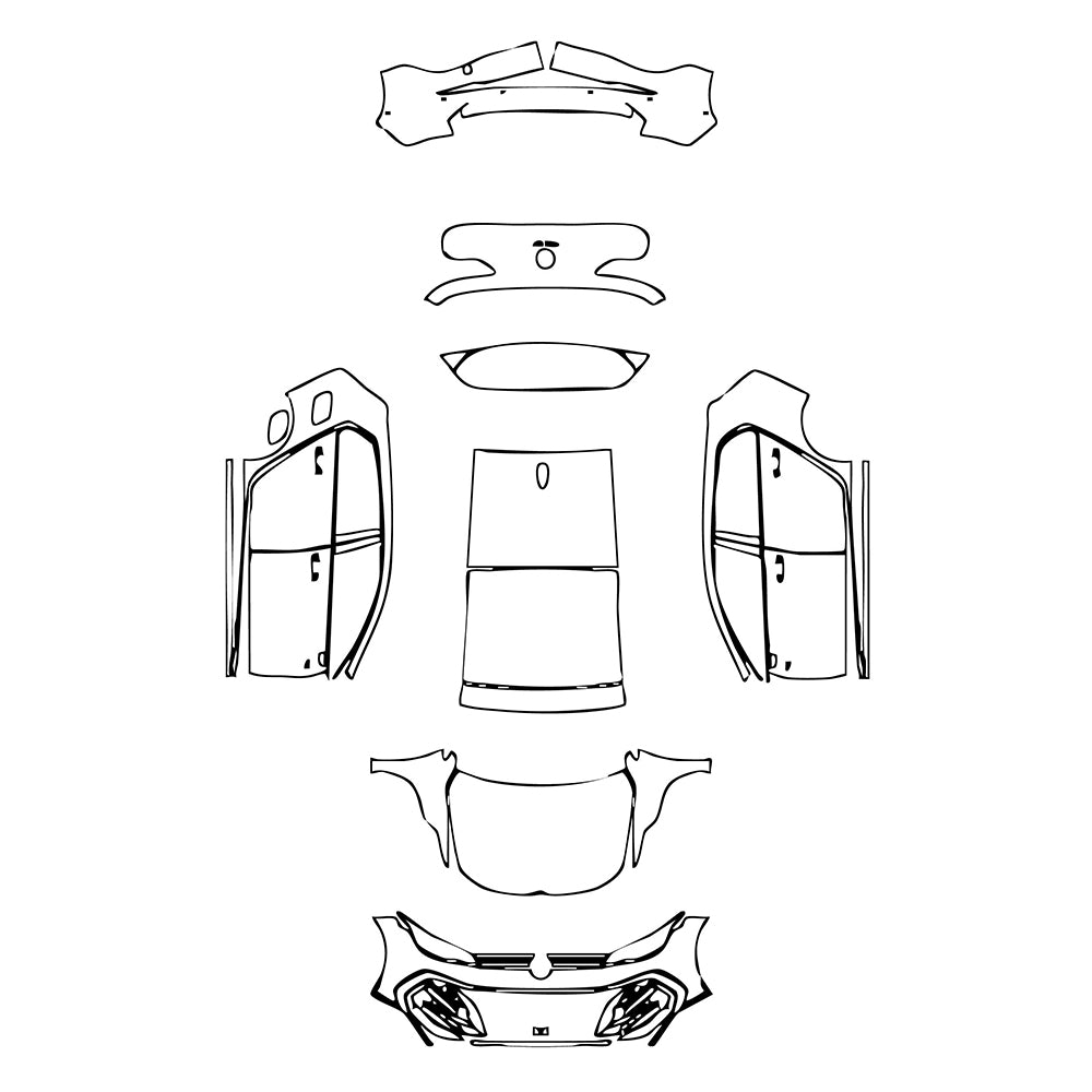 Pre-Cut PPF Volkswagen Golf Golf R-line 2024 - PPF-Kits