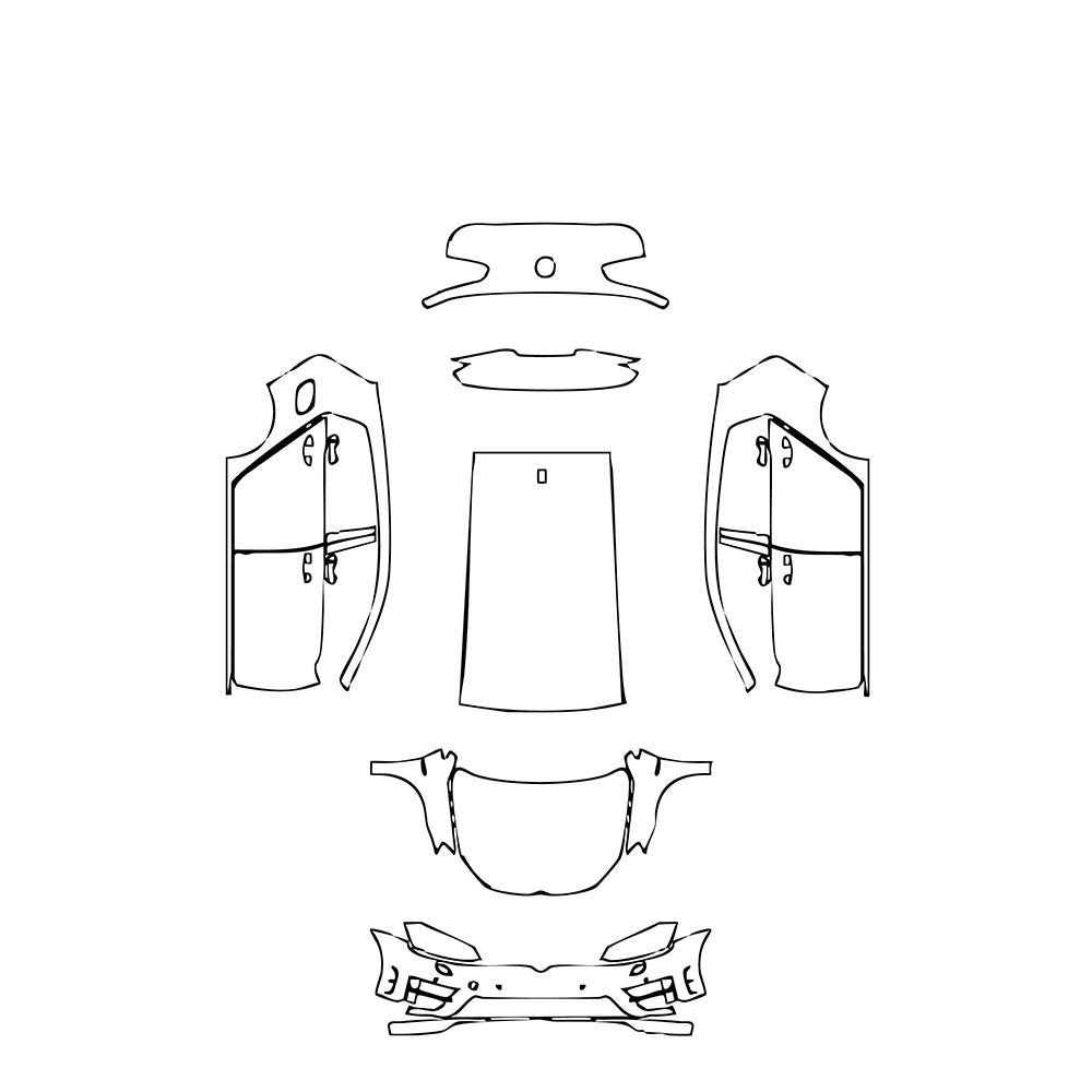 Pre-Cut PPF Volkswagen Golf Golf R 2016 - PPF-Kits