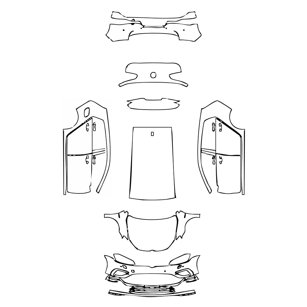 Pre-Cut PPF Volkswagen Golf Golf R 2017 - PPF-Kits