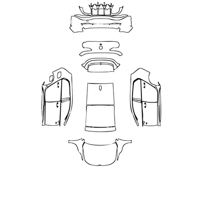 Pre-Cut PPF Volkswagen Golf Golf R 2024 - PPF-Kits