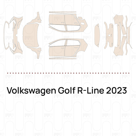 PPF prédécoupé Volkswagen Golf R-Line 2023