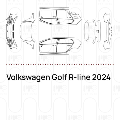 PPF prédécoupé Volkswagen Golf R-line 2024