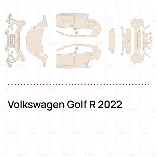 PPF prédécoupé Volkswagen Golf R 2022