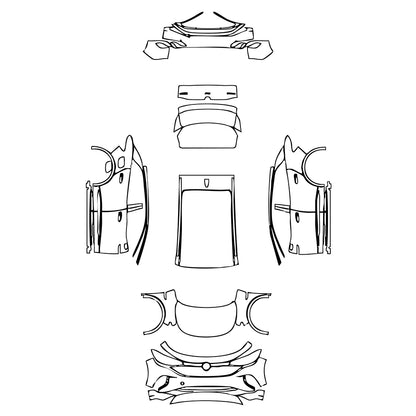Pre-Cut PPF Volkswagen ID.4 (CN) Crozz 2022 - PPF-Kits