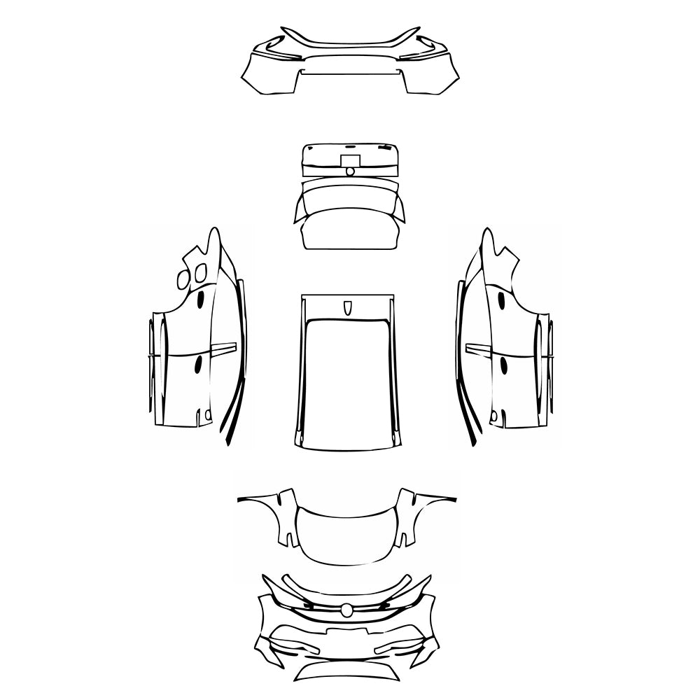 Pre-Cut PPF Volkswagen ID.4 (CN) X 2021 - PPF-Kits